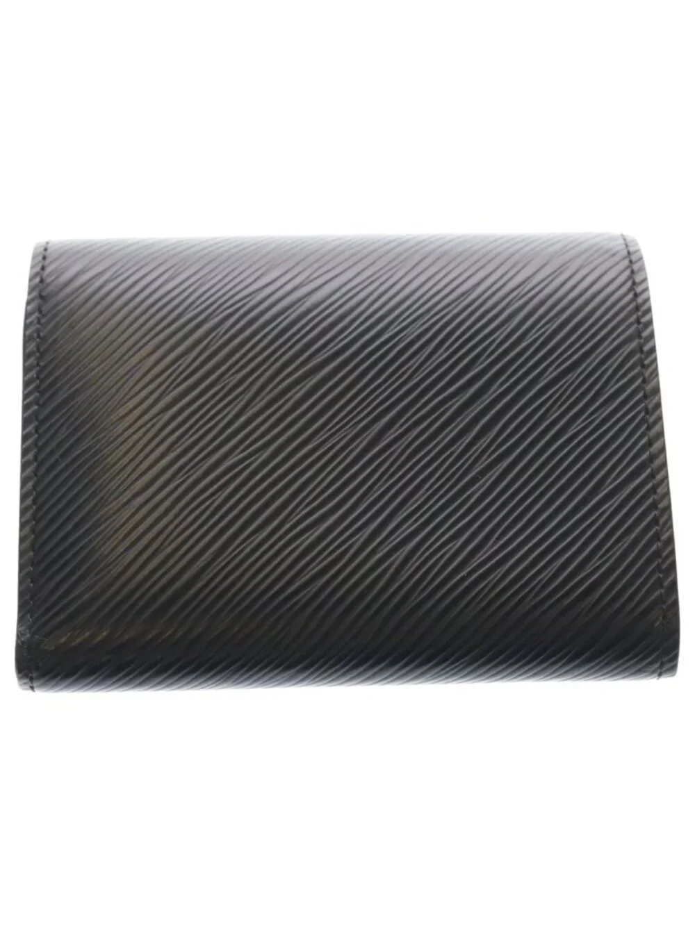 Louis Vuitton Epi Portefeuille Twist Compact Wallet Trifold Coin Case Black